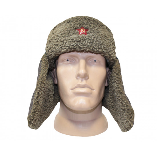 ソ連の将校ウシュハンカロシア軍のカーキ帽子