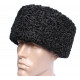 Chapeau de fourrure noir Karakul Kubanka hiver russe Astrakhan Papaha