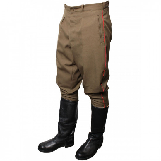 WWII   riding pants Soviet Union Galife with red stripes
