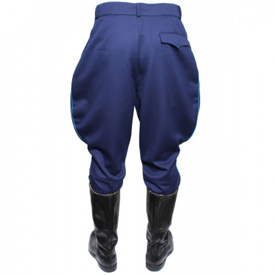 Pantalon bleu de l'armée russe de la seconde guerre mondiale russe Galife Air Force