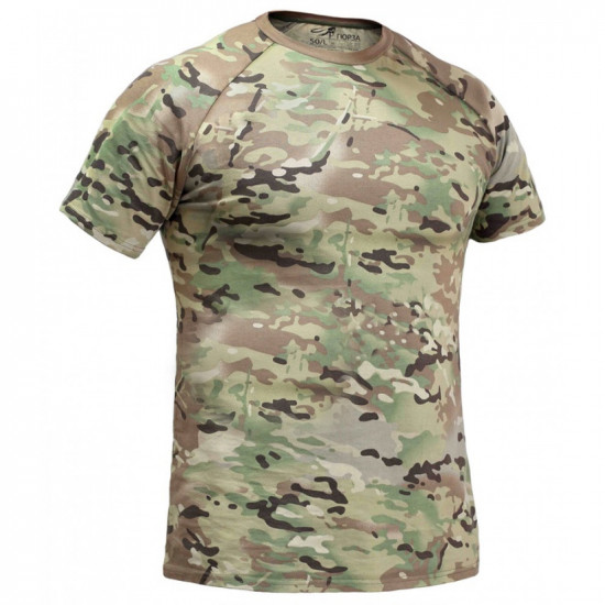 アクティブなライフスタイルのための戦術的な解剖学的マルチカムTシャツ「Gyurza」日常のシャツ