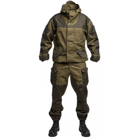 Gorka 3 Hiver Uniform Tactical Tactical Chude avec molleton enleceau de pignon kaki aérien