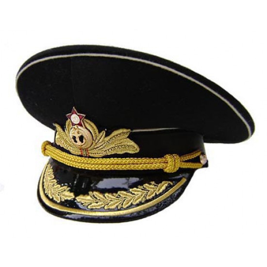 Soviético / bordado del almirante veloz naval ruso equipo uniforme negro
