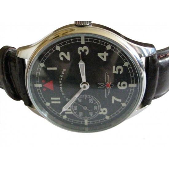 UdSSR sowjetische Armbanduhr "MOLNIJA" Molnia Shturmanskie