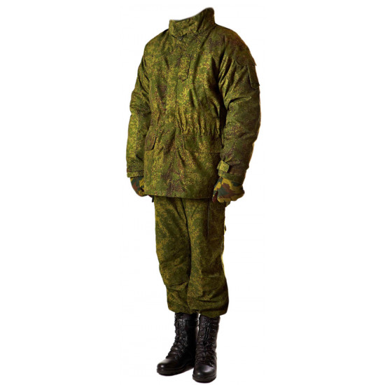 Flore uniforme camo numérique d`hiver militaire russe nouveau type