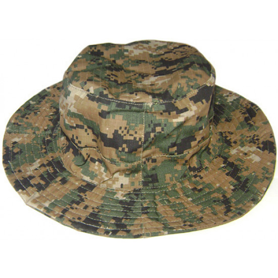 Chapeau de boonie tactique airsoft camouflage panama marron numérique 4 couleurs