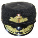 ソビエト/ロシアの海軍海軍大将冬のpapaha帽子動物革