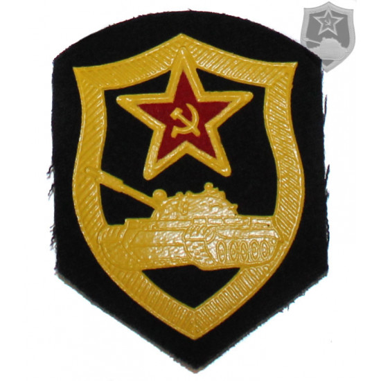 パッチ・タンク力をもつロシアの陸軍肩章caソビエト軍