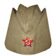 ソビエト赤ソ連邦軍ロシア兵士軍隊緑wwll夏帽子pilotka