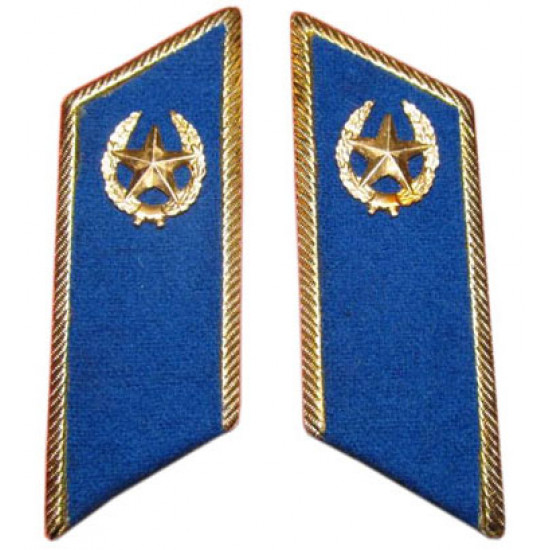 Sowjetische militärische / russische Armee Parade Kragen Tabs - Ausschuss Staatssicherheit