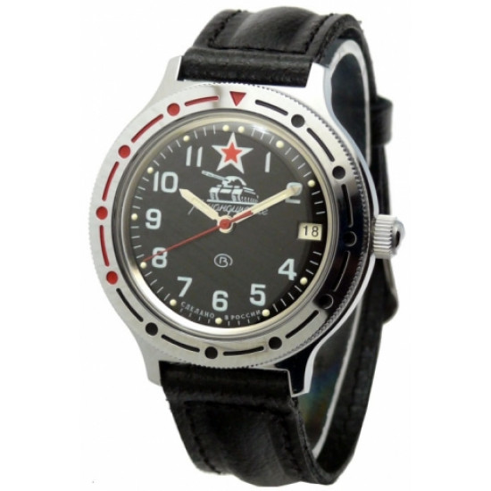 31ストーンロシアの軍のタンク力指揮官腕時計vostok 921306